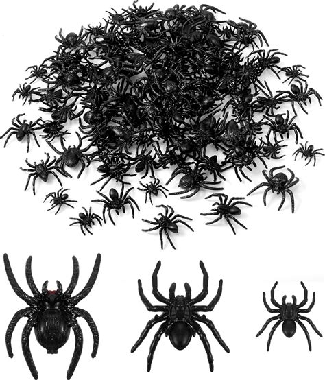 bag of fake spiders|Amazon.co.uk: Plastic Spiders: Toys & Games.